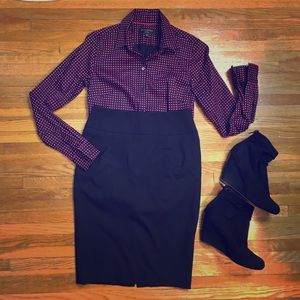 Black Mossimo Pencil Skirt